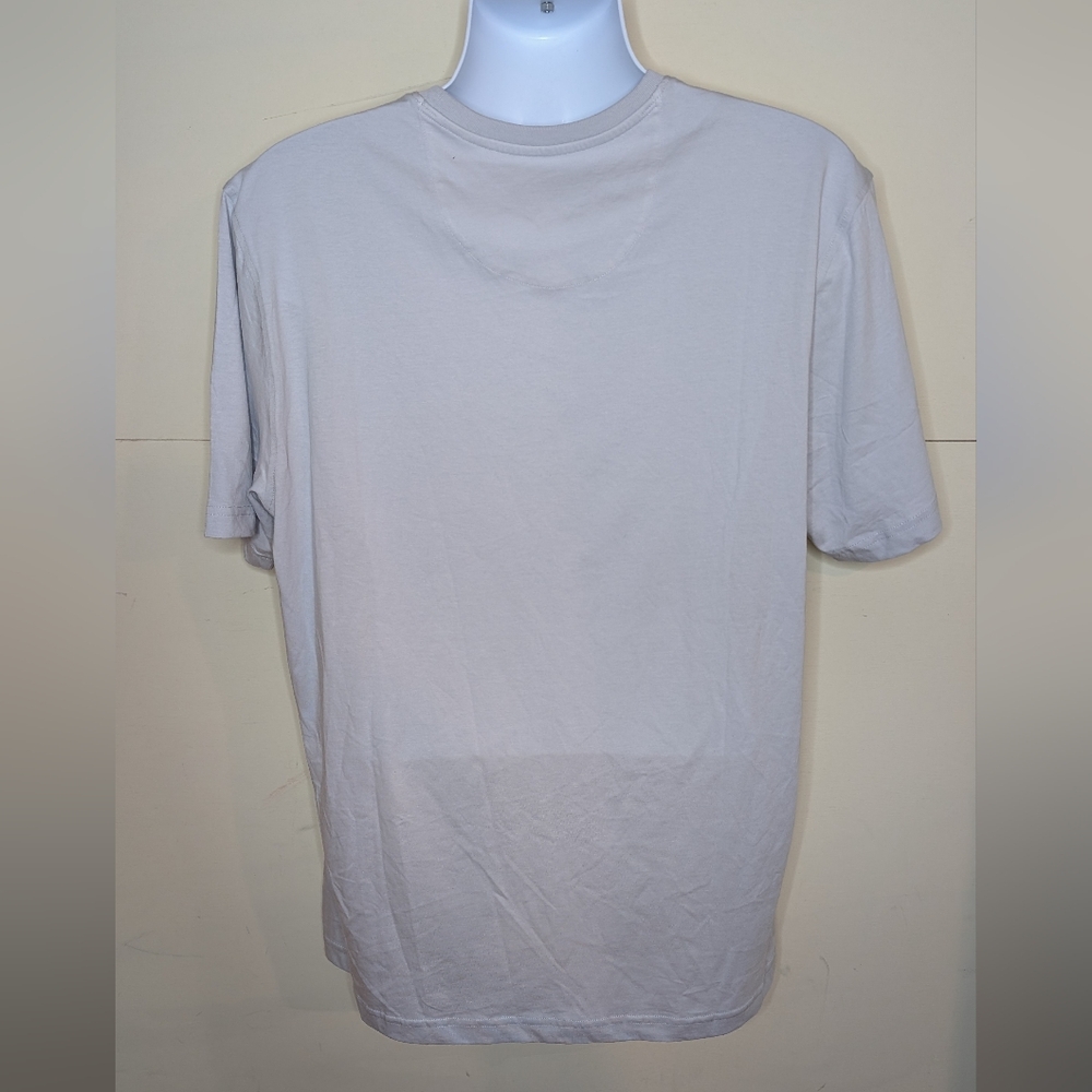 NWT Greg Norman Casual Short Sleeve Tee Light Gray - Picture 3 of 7